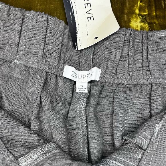 NWT Z Supply Calista Shorts from Evereve Size Small Pleated with Pockets Linen - Picture 6 of 8